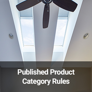Published Product Category Rules